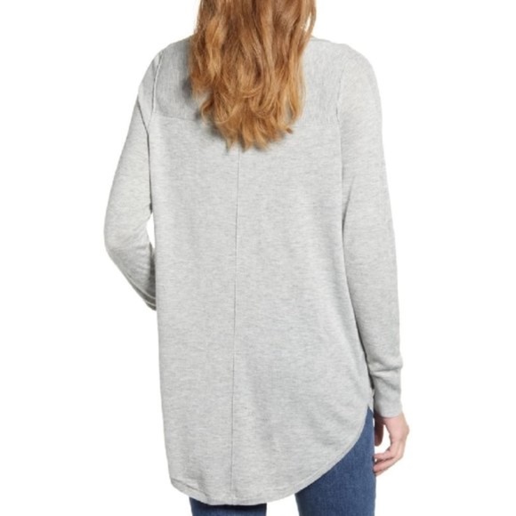 Women's Caslon Shirttail Tunic Sweater - Picture 4 of 4